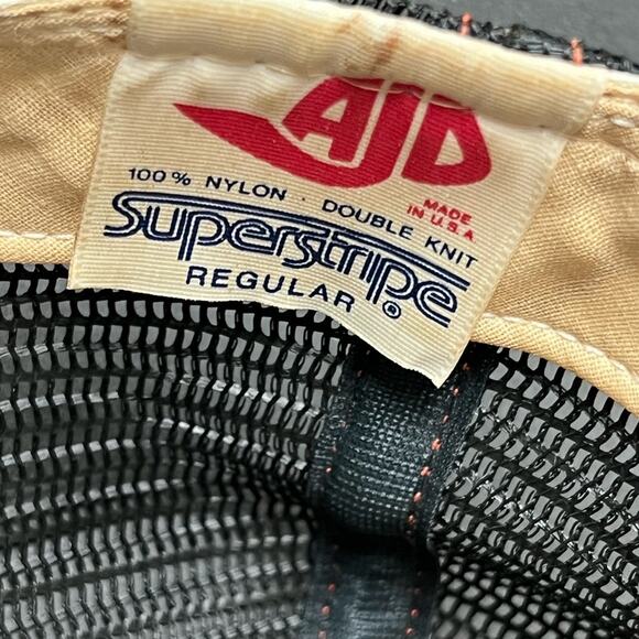 Vintage 80s Princeton Tigers NCAA Blue Snapback Hat AJD SuperStripe - Picture 6 of 6